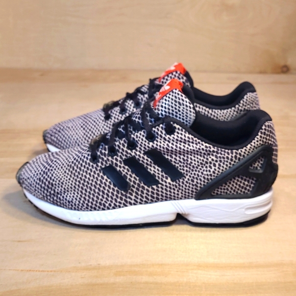 Adidas ZX Flux Torsion Black White Athletic Men's Shoes - Picture 5 of 10